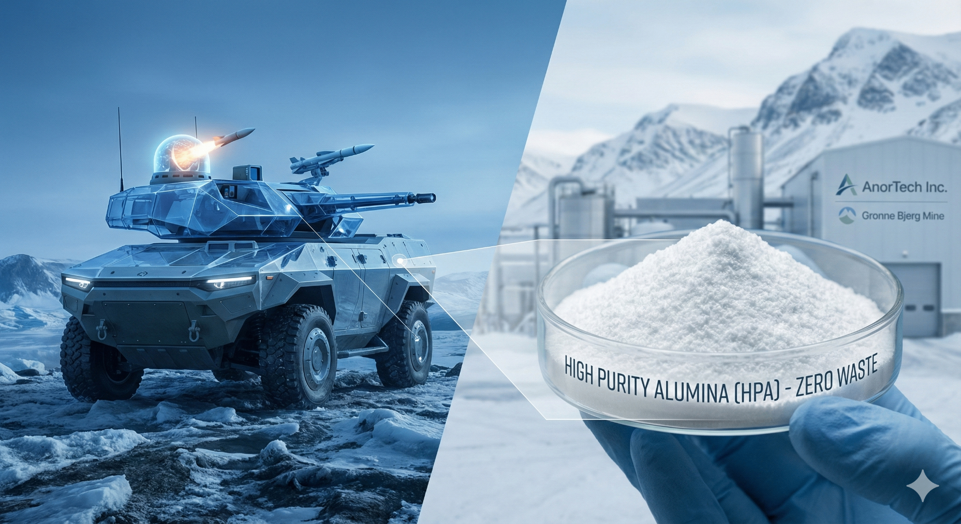 High-purity alumina crystal and advanced defense technology applications